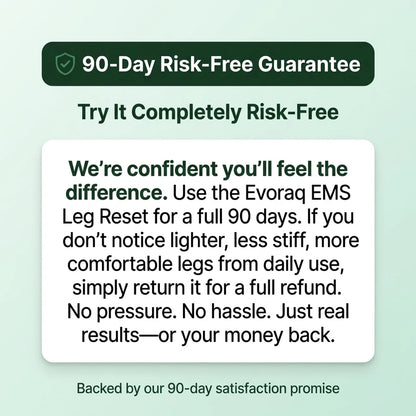 Evoraq EMS Foot Plate – Relieve Heavy, Tired Legs at Home