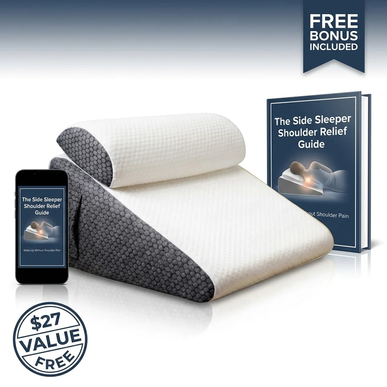 Evoraq SleepLift™ Wedge Pillow