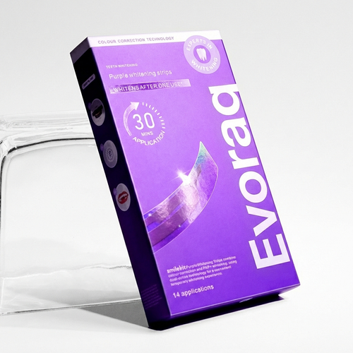 Evoraq PurpleBeam Whitening Strips
